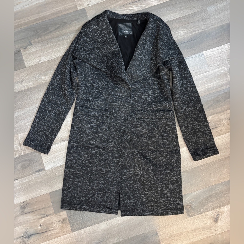 Steve Madden Charcoal Knit Coat